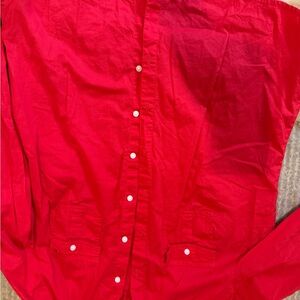 Tommy Hilfiger Red and Blue Shirt